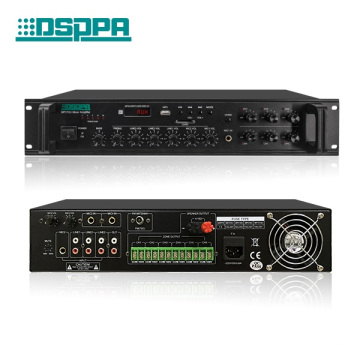 6 Zones 100V PA mixer Amplifier with USB/FM MP210U MP310U MP610U MP1010U